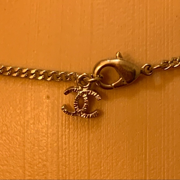 CHANEL Spring/Summer 2015 multi color Bouclé Tweed CC logo NECKLACE w/box - Picture 5 of 15